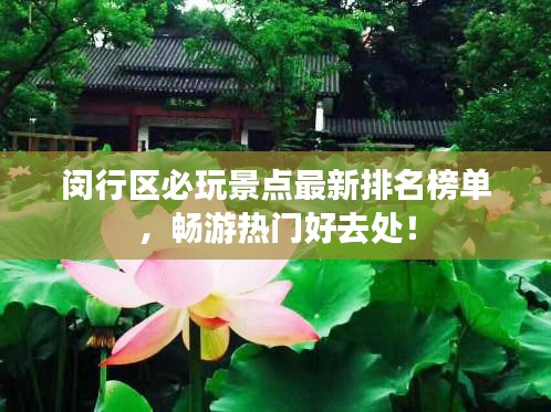 闵行区必玩景点最新排名榜单，畅游热门好去处！