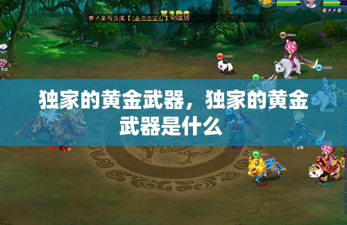 独家的黄金武器，独家的黄金武器是什么 