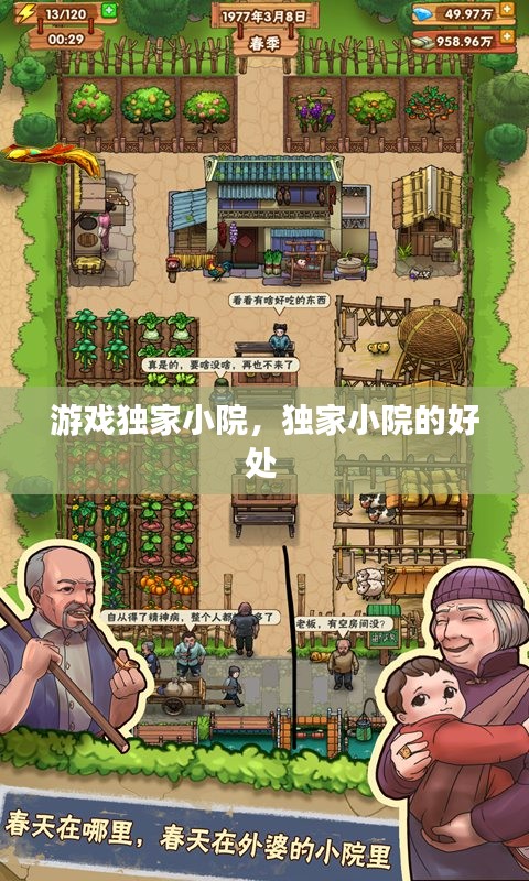 游戏独家小院，独家小院的好处 