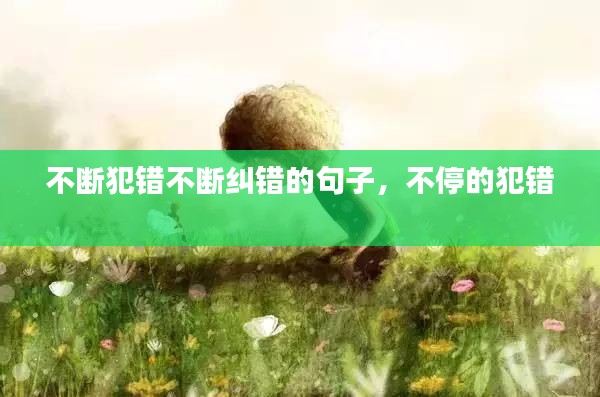 不断犯错不断纠错的句子，不停的犯错 