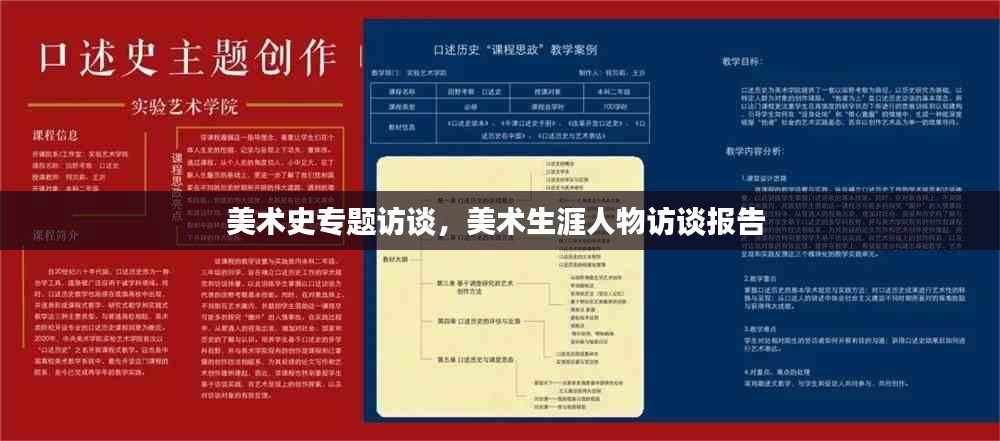 美术史专题访谈，美术生涯人物访谈报告 