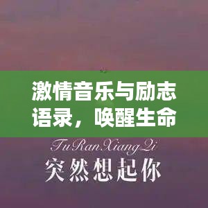 激情音乐与励志语录，唤醒生命之火的力量！